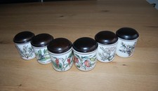 Villeroy & Boch Botanica 6 x Gewürzdose mit Holzdeckel 8,5 cm