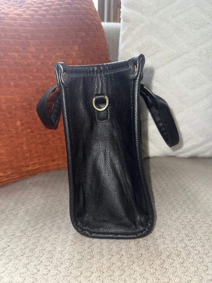 Bolso de Mano Marc by Marc Jacob's the Small Bandolera de Cuero Negro Foto 4 de 4