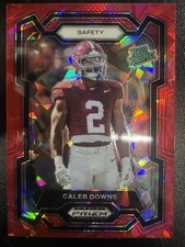 2024 Panini Prizm Draft Picks - Rated Prospect Caleb Downs #186 Red Ice Prizm