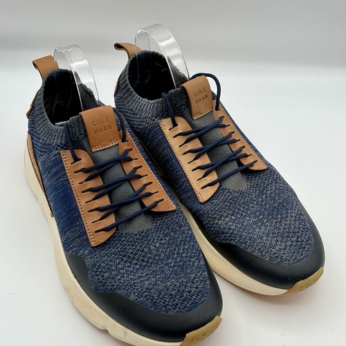Cole Haan Zerogrand Motion AllDay Blau Braun Sneaker Strick Sneaker Schuhe Herren 11,5 - Bild 2 von 9