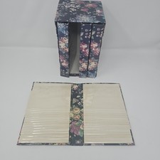 Vintage Photo Album Floral Hardcover 4 Pack With Storage Box