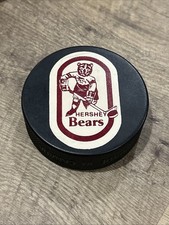 Hershey Bears Vintage AHL Retro Logo Hockey Puck Made In Canada