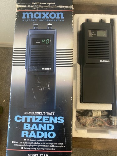 (2) Maxon 27-LP 40-Channel 5-Watt Citizens Band Radio Antenna Radio NEW Vtg 1989 - Picture 12 of 12