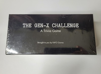 GEN-X CHALLENGE Trivia Card Game NOS *Sealed Box*