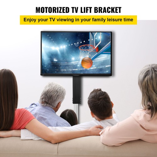 28" Motorized TV Lift Mount Bracket For 26-57" TVs LCD Stand 176LBS Capacity - Picture 2 of 12