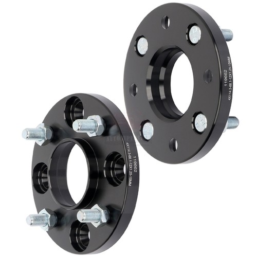 2 Pcs 15mm 4x114.3 12x1.25 studs wheel spacers For Nissan Versa 1.6L 2009-2018 - Picture 5 of 9