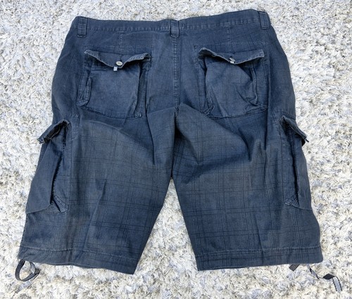 Dolce & Gabbana D&G Cargo Shorts Mens Size W46" Black Cotton Button-down Pockets - Picture 4 of 15