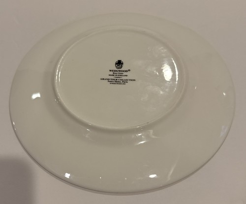 Piatto insalata 8" collezione Wedgwood Grand Tour ottime condizioni - Notre Dame, Parigi - viola - Foto 5 di 6