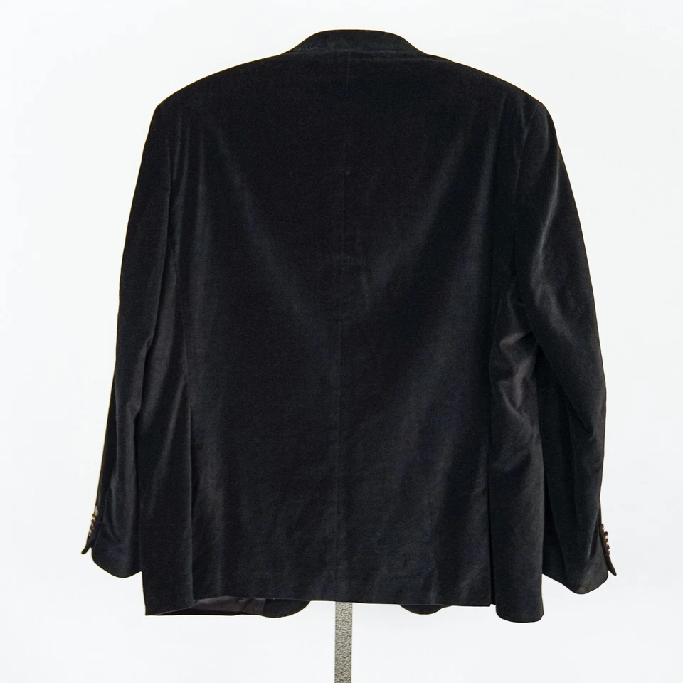 Lauren Ralph Lauren Men's Cotton Velvet Blazer Jacket 50R Holiday Event Cocktail - Image 4 of 4