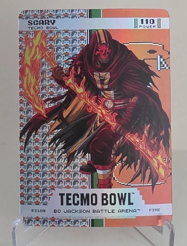 BO JACKSON BATTLE ARENA TECMO BOWL SCARY TERRY MCLAURIN ENDZONE FIRE EZ109