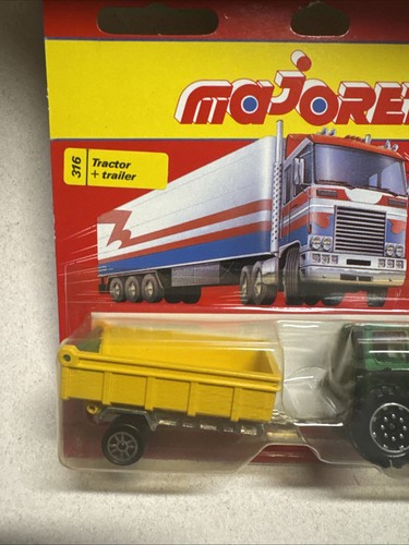 Majorette # 316 Tractor & Trailer Bible Has Small Crack In Buttom - Picture 9 of 12
