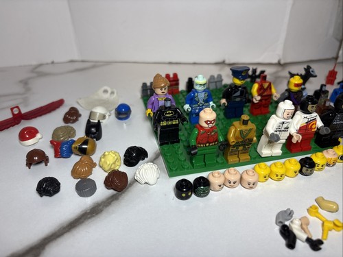 Lego Minifigure Bulk Lot (71) Assorted Of Tops/Bottoms/Heads/Full Body/Hands - Picture 2 of 14