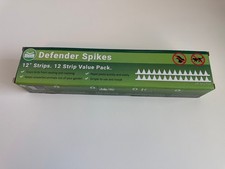 De-Bird Defender Spikes, 12 Pack Bird Deterrent BRAND NEW