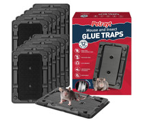 Mouse  Insect Traps 12 Pack, Heavier Sticky Traps with Non-Toxic Glue for Mice