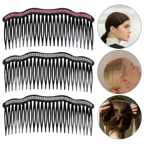 Fermaglio per capelli 7 pezzi pettine con strass fermaglio per capelli matrimonio sposa accessori per capelli - Foto 11 di 12