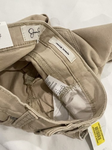 Jessica Simpson Bermuda Khaki Shorts Girls Size 7 NEW - Picture 6 of 6