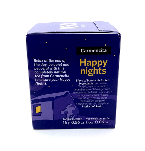 (Confezione da 3) Carmencita Happy Nights Tea – Miscela rilassante alle erbe della buonanotte, 10 bustine - Foto 4 di 5