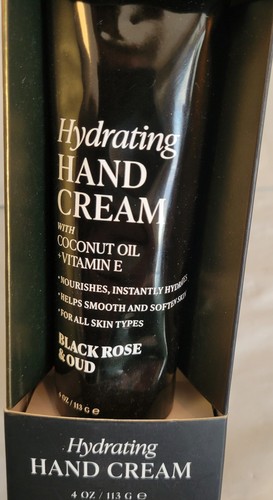 Crema de Manos Hidratante Omave Rosa Negra y Oud 4 Fl. Aceite de coco de lujo OZ - Imagen 7 de 8