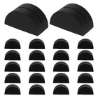 24 Stück Tischnamenhalter aus Holz: Halbrunde Tischkartenhalter, Ständer für