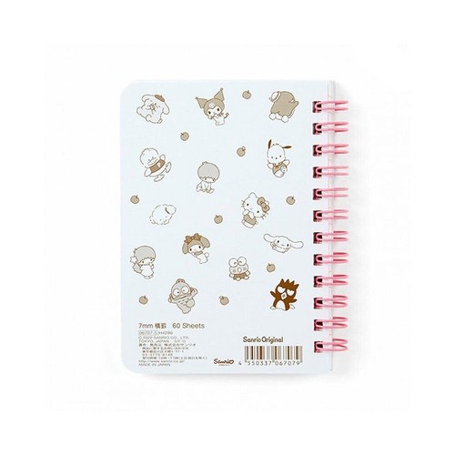 Sanrio Characters B7 Spiral Notebook Notepad, For Home, Office, College, School - Picture 4 of 5
