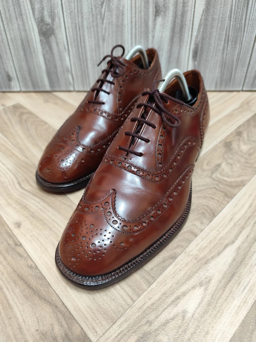 Escarpins Richelieu Church's Burwood 4W - Daim Violet Taille 37 FR/4 UK, Fait Main En Italie, Semelle Cuir, Excellent état Occasion