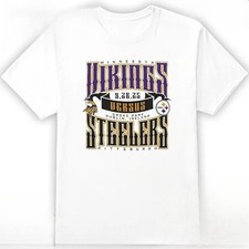 NFL Dublin Ireland 2025 Steelers Vs Vikings Head To Head T-Shirt