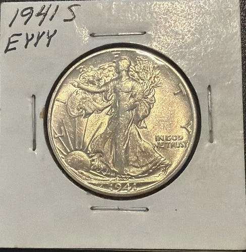 Photo of a 1941-S Walking Liberty Half Dollar from an eBay listing that sold on Jul 20, 2026
