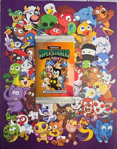 PSA VeeFriends SEALED Super Sticker Pack 1 Sticker + Magazin