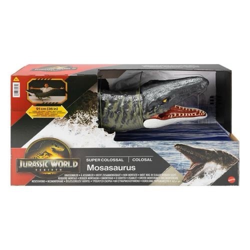 Jurassic World Rebirth Super Colossal Mosasaurus 2025 Neu! Werkssiegel IN HAND