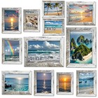 12 pack assorted gallery wall picture frame,rustic farmhouse wood picture fra...