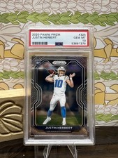 2020 panini prizm Justin Herbert #325 (RC) PSA 10