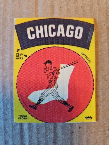 1968-72 Fleer Cloth Stickers CHICAGO WHITE SOX Patches Emblems Logo SCA - Picture 1 of 2