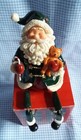 Meridian Gallery Winter Wonders Father Christmas Santa Claus Sitting Figurine