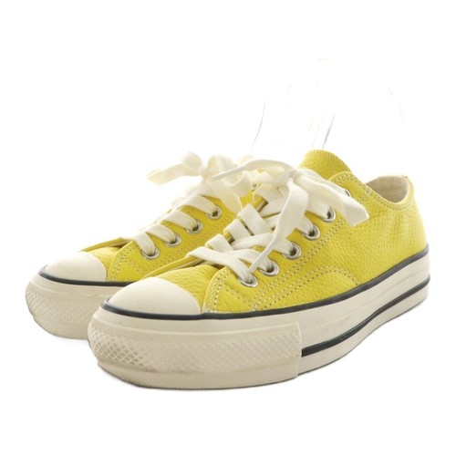 Converse Chuck Taylor Damen-Sneaker 6,0 US Leder Ox gelb 1Ad987 - Bild 2 von 9
