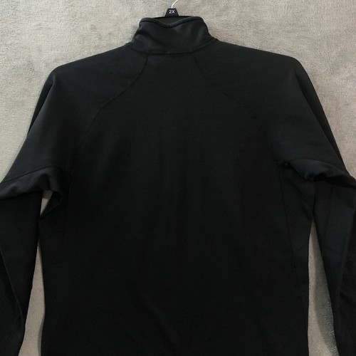Vintage Patagonia Capilene Mens Sweater Large Black 1/4 Zip Long Sleeve - Picture 7 of 12