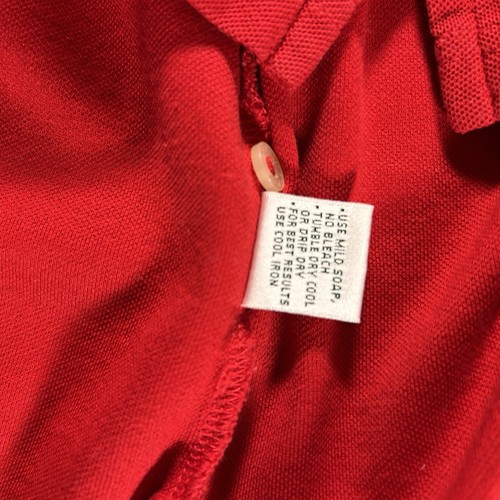 Masters Collection Golf Polo Shirt Red Pima Cotton Augusta Logo Classic Men’s L - Picture 9 of 12