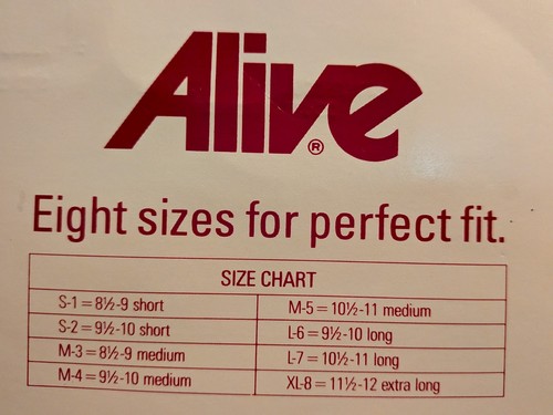 NOS Vintage Hanes Alive Sheer Support RHT Stockings In South Pacific 10,5 - 11 L - Bild 3 von 6