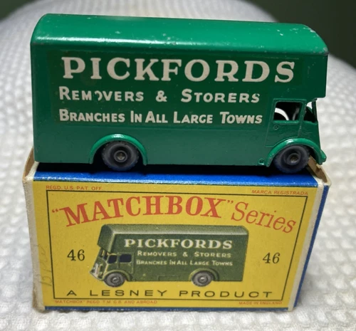 Matchbox/Lesney #46B PICKFORDS REMOVALS VAN, w/Type E Box, Near- Mint condition!