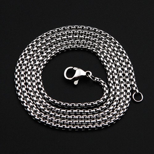 1Pc Simple Style Women Necklace Stainless Steel Necklace Without Pendant - Picture 12 of 12