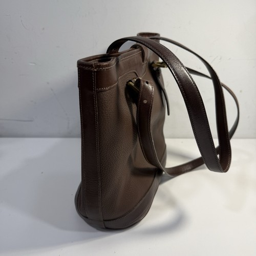 Borsa a tracolla vintage anni 90 Dooney & Bourke in pelle di ciottoli per tutte le stagioni - Foto 5 di 16