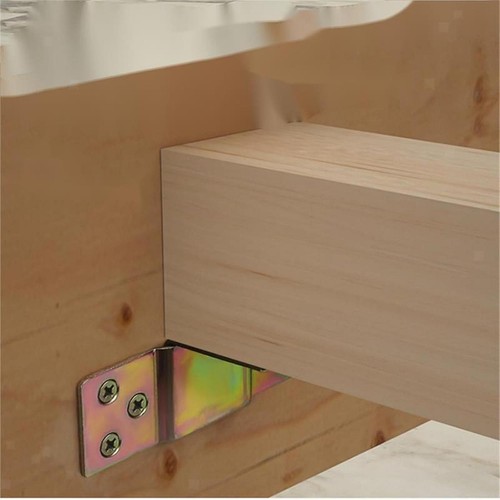 10 Pieces Bed Rail Brackets Easy to Install Accessories Hardware Bed Hinges