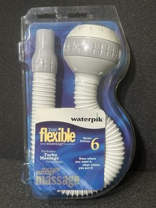 Waterpik The Flexible Shower Massage Showerhead 6 Settings Sm-601