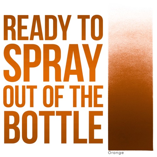 1 oz ORANGE Custom Body Art Water-Based Airbrush Face and Body Paint Make-Up - Picture 2 of 4