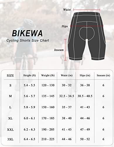 Herren 4D Gepolsterte Fahrradshorts Radunterwäsche Radfahren Fahrrad Polstershorts - Bild 4 von 8