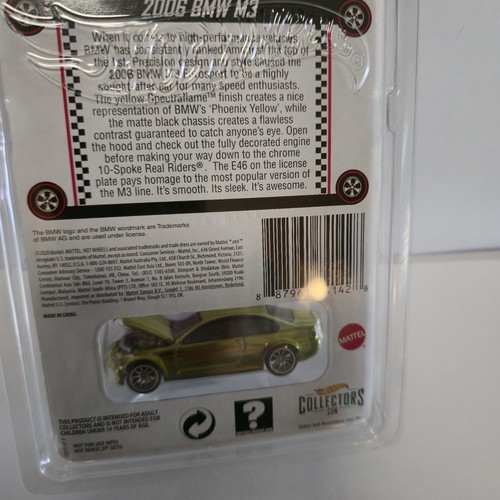 Hot Wheels RLC BMW E46 M3 SpectraFlame Phoenix Yellow #18075/20000 - Bild 2 von 6