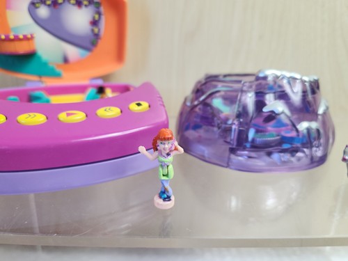 Vintage Polly Pocket Arctic Pets Purple Variation And CD Compact - Picture 3 of 17