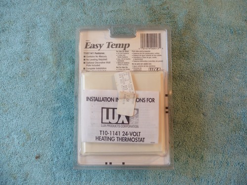 Termostato mecánico de calefacción y refrigeración Lux Products Easy Temp T10-1141 nuevo en caja - Imagen 3 de 3