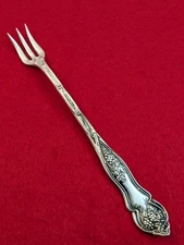 ONEIDA Grape-Vineyard 1906 Silverplate Cocktail/Seafood Fork 5 7/8"