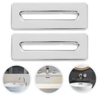 2pcs Sink Overflow Trim Rings: Zinc Alloy Basin Covers Kitchen Bathroom Sink