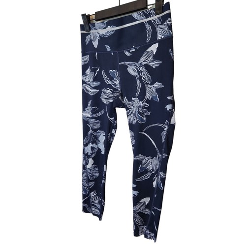 Athleta Floral Sonic Athletic Capri Navy Small - Bild 8 von 11